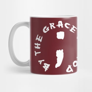 Semi Colon By the grace of God Mug